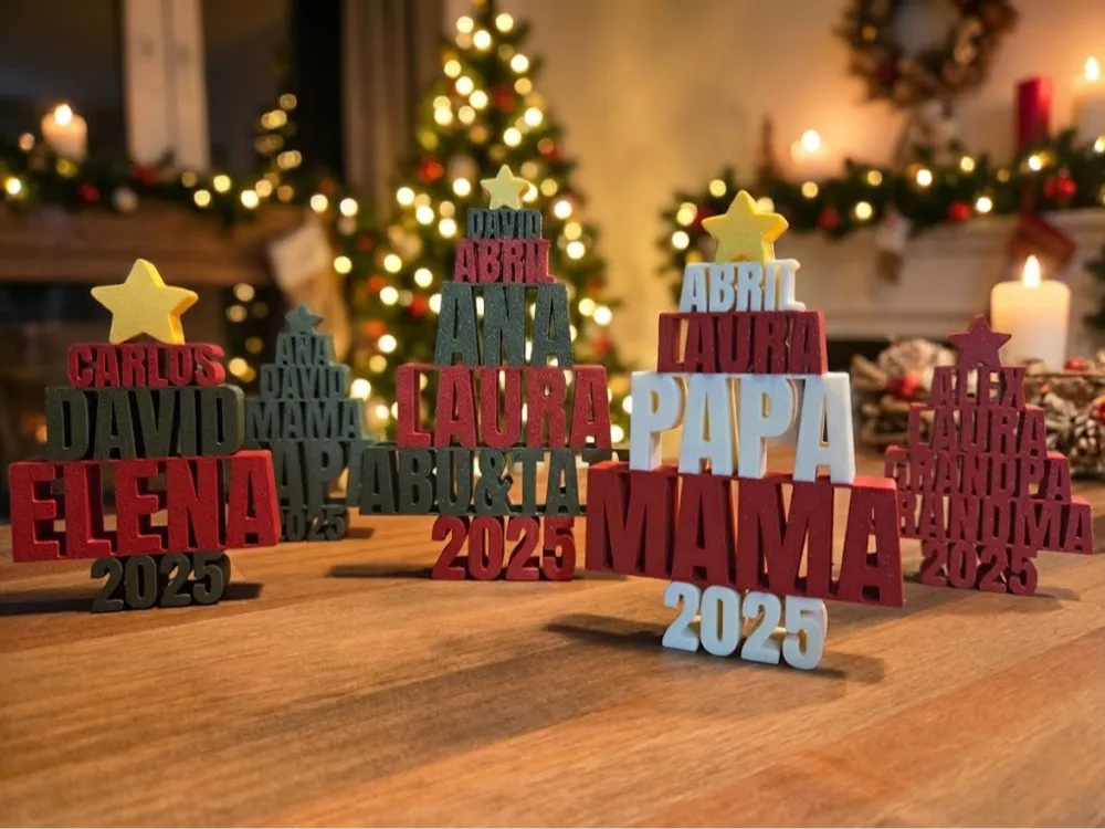 Árbol navidad editable