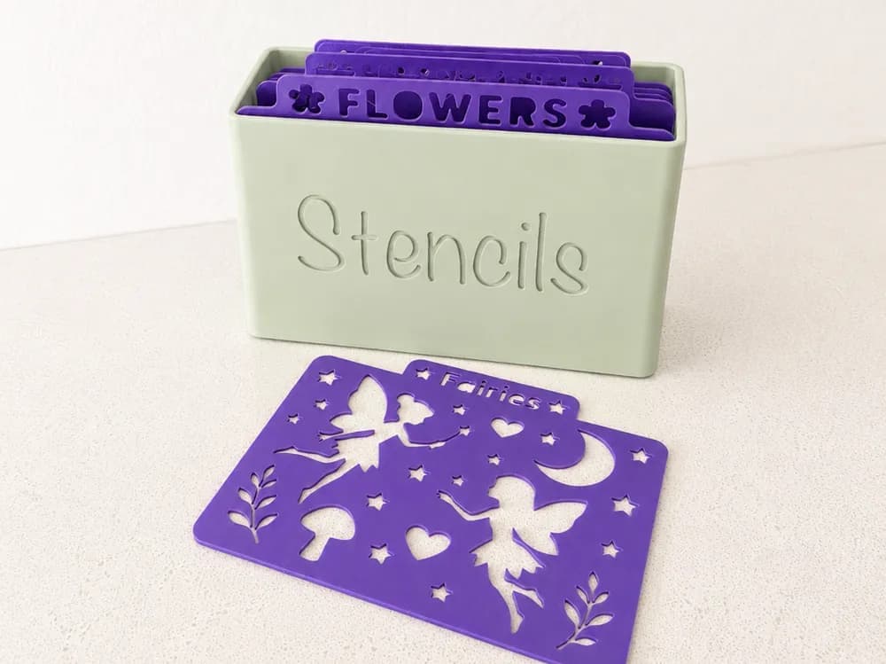 Stencils con caja