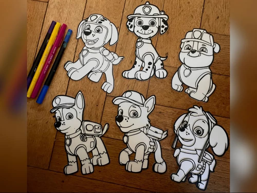Set para colorear