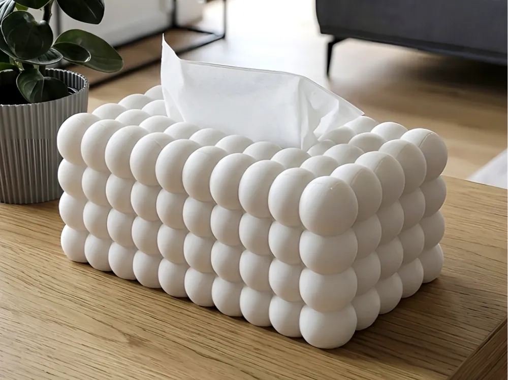 Caja pañuelos burbujas