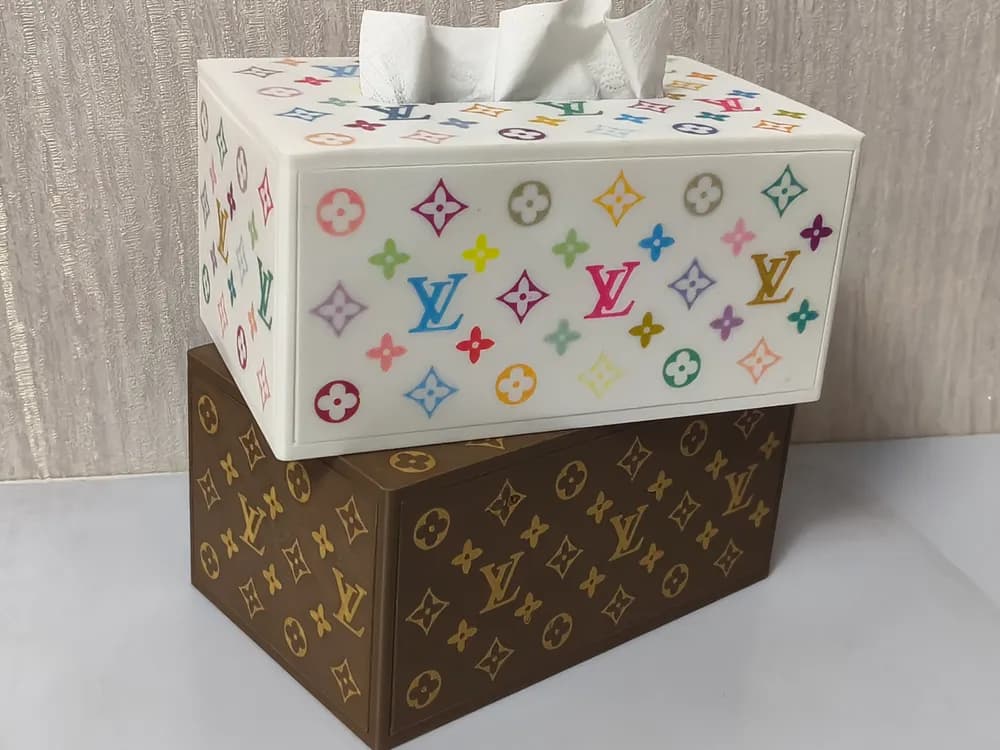 Caja pañuelos Luis vitton