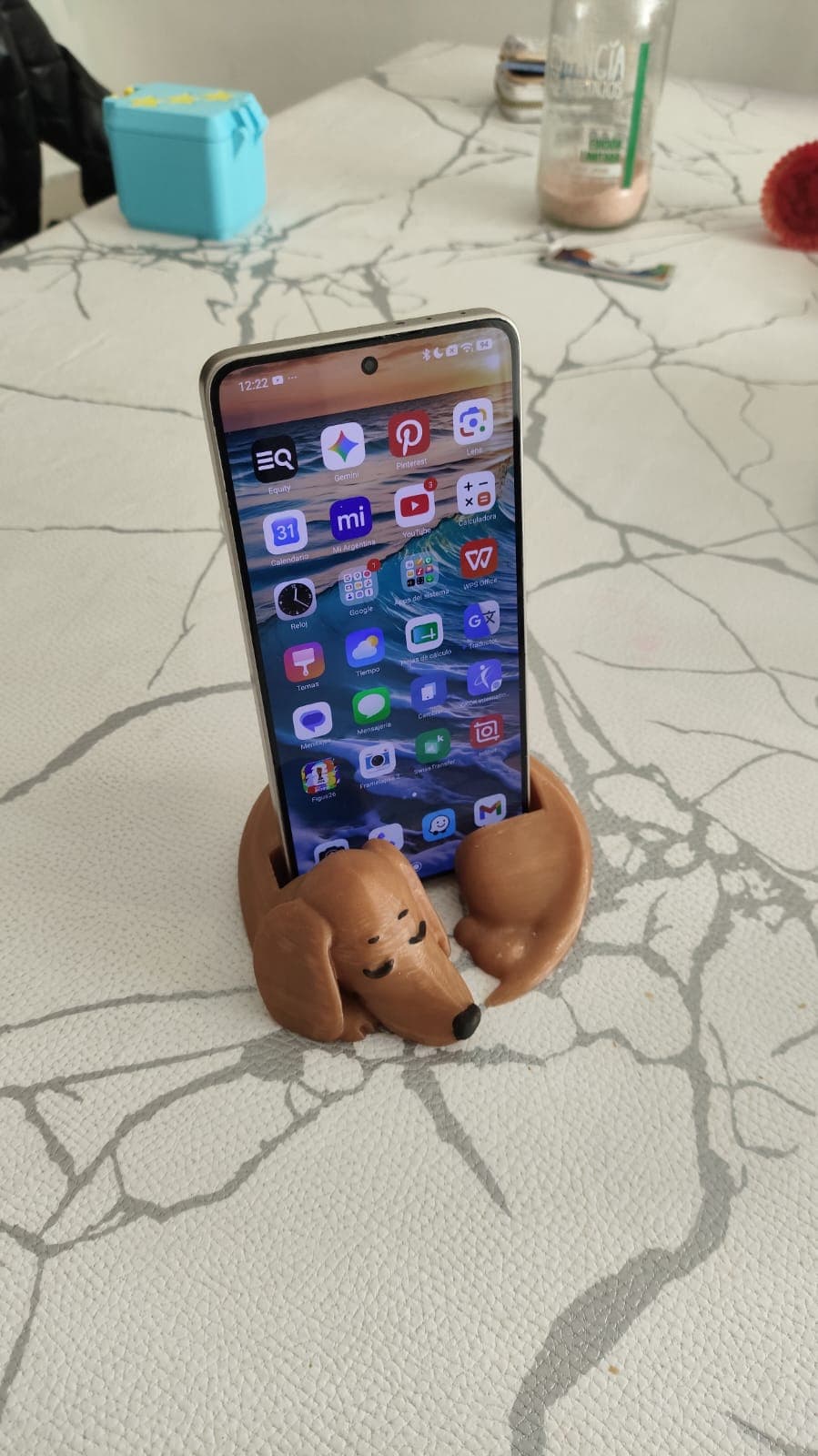 Perrito porta celular