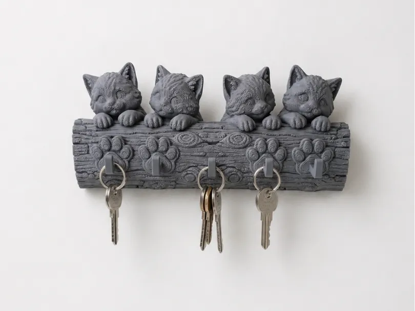 Porta llavero gatitos