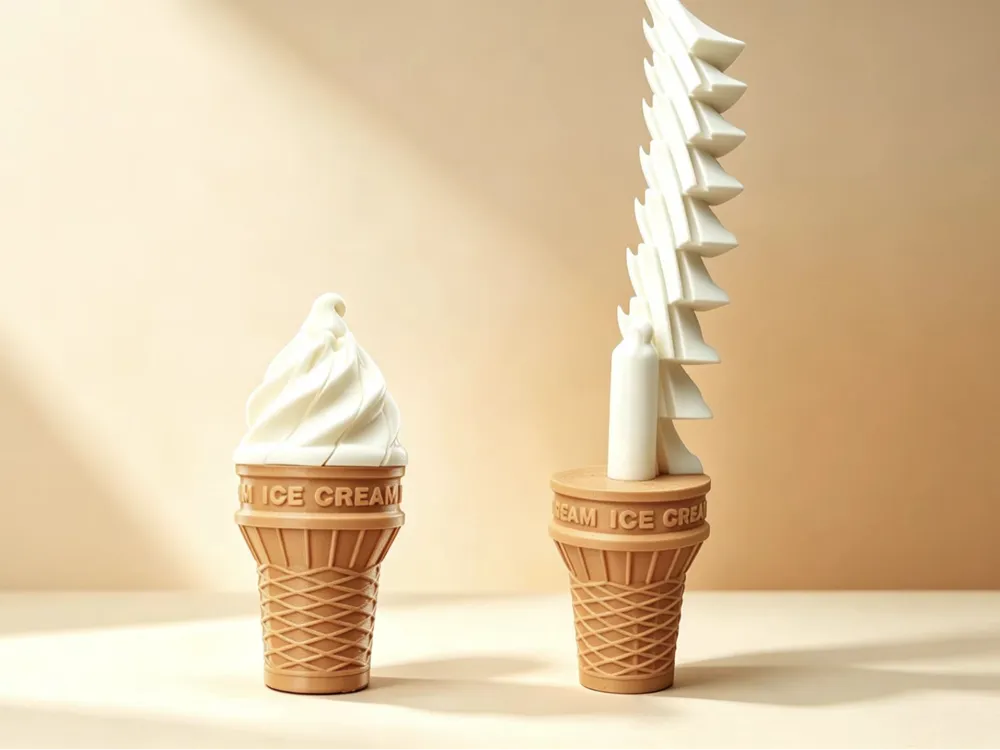 Helado telescópico
